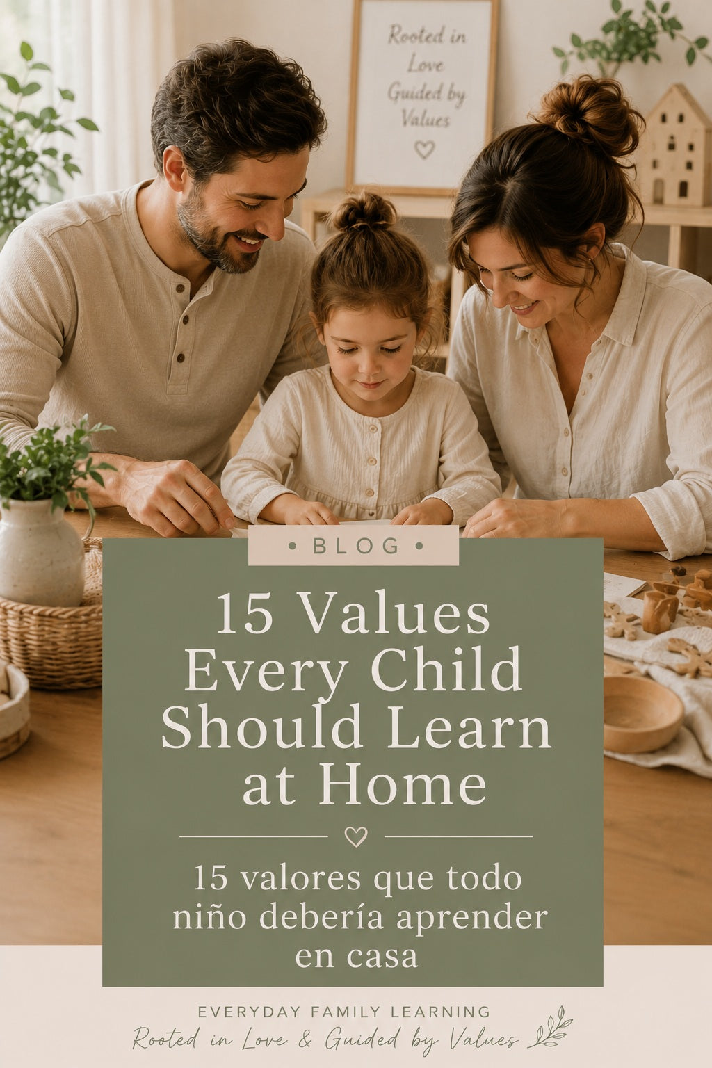 15 Values Every Child Should Learn at Home . 15 Valores en Casa